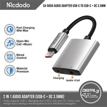 Mcdodo Type C To 3.5mm